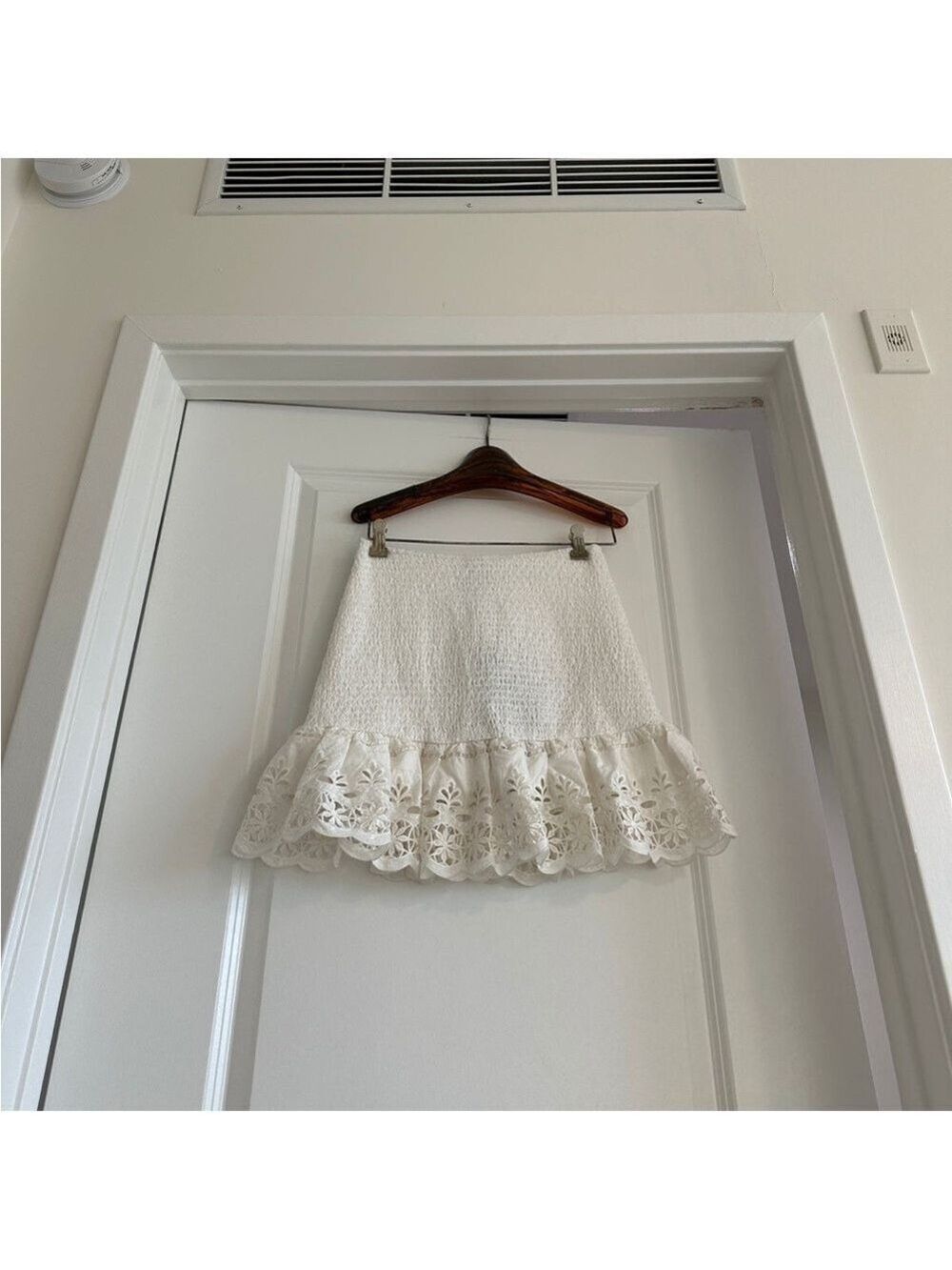 Farm Rio White Richelieu Mini Skirt - Picture 4 of 8